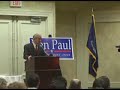 Ron Paul In Kenner, Louisiana 1-21-08 Part 1 of 4