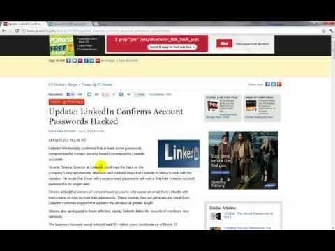 how to hack linkedin password