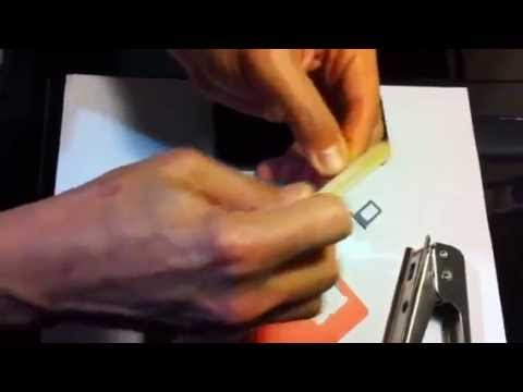 Facil transformar una SIM en NANO SIM para IPhone 5 mini Ipad Apple Samsung Galaxy Nokia