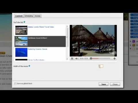 Manage your content across the entire website