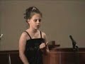 young opera singer  11  singing o mio babbino caro