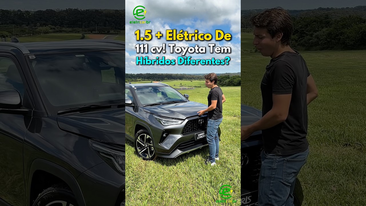 Híbrido HEV X PHEV: Yaris Cross 1.5 + Elétrico = 111 cv