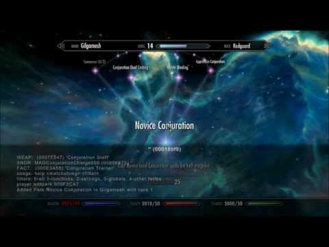 how to add perk points in skyrim