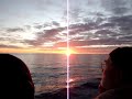 Sonnenuntergang vor Helgoland 02.01.2008