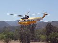 zaca fire, helicopter water dip