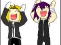 videos de edward elric and dark mousy caramelldansen (english)