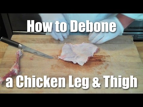 how to de skin chicken drumsticks
