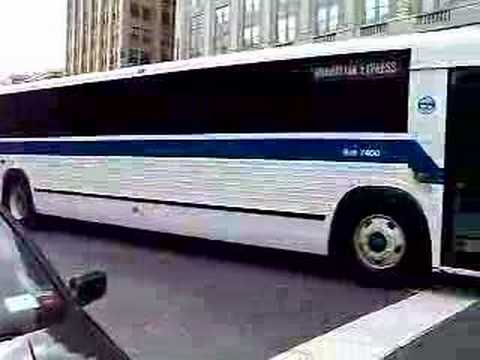 TC40102A - This is a video of a MCI 1988 bus departing full throttle.