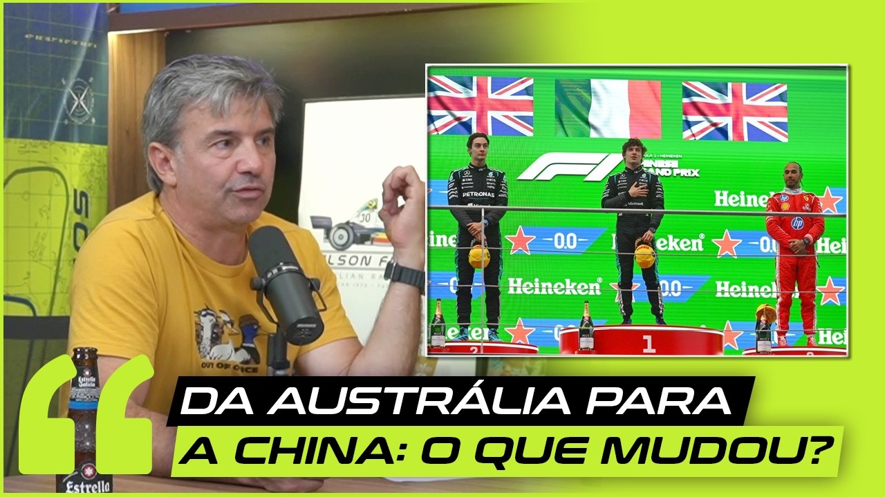 KIMI, RUSSELL E HAMILTON: Análise técnica da evolução do grid na F1 #cortes #pelaspistaspodcast #f1