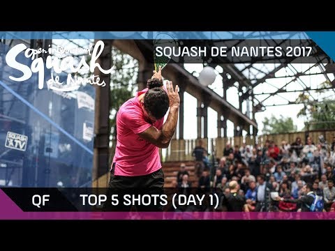 Squash: Top 5 Shots of the Day - QF Day 1 -  Squash de Nantes 2017