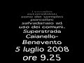 VIGILI URBANI NASCOSTI SUPERSTRADA CAIANELLO BENEVENTO