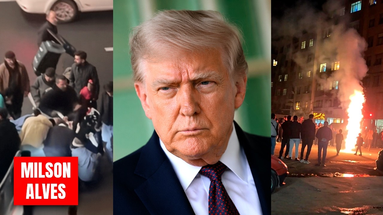 ÚLTIMAS: TRUMP provoca revolução 2.0 no IRÃ e faz regime DESMORONAR