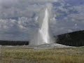 Old Faithful Geyser Erupts, Yellowstone National Park