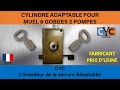 cylindre adaptable kesocyc cyckeso avec cle clé cles clef sur organigramme keso 2000 cyc-keso.com pour serrure muel 6 gorges à 2 pompes verticale à tirage.avi
