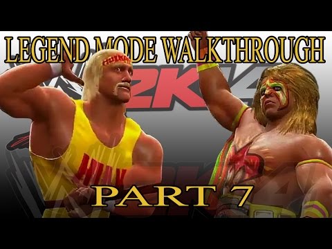 Hulk Hogan vs Ultimate Warrior - 30 Years of WrestleMania Walkthrough WWE 2K14 Part 7
