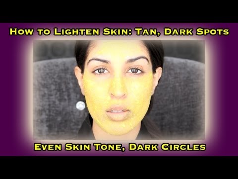 how to lighten skin