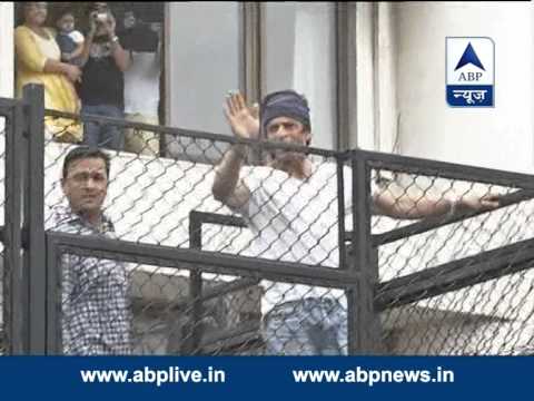 Bollywood 'Badshah' Shah Rukh Khan greets his fans on the occasion of Eid