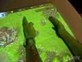 Mitsubishi DiamondTouch Warcraft 3 demo