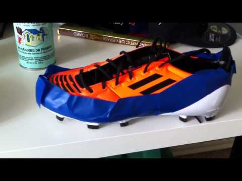 how to dye football boots
