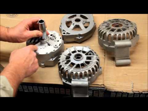 how to grease alternator bearings