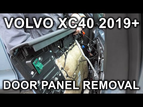 volvo xc40 2019 2025 interior door panel removal whats behind the panel