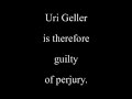 Uri Geller censors YouTube