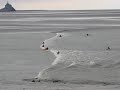 mascaret dans la baie du mont saint michel
