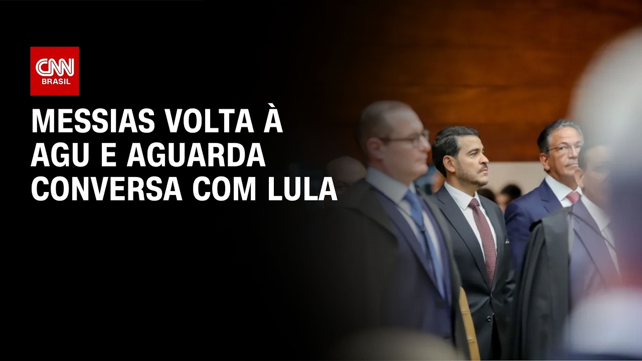 Messias volta à AGU com agenda indefinida e aguarda Lula decidir seu futuro | CNN NOVO DIA