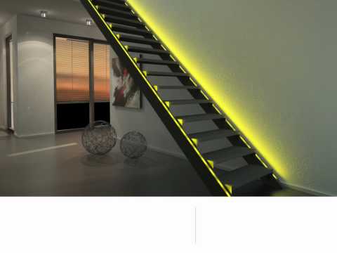 Glastreppe Future System mit Glasgeländer