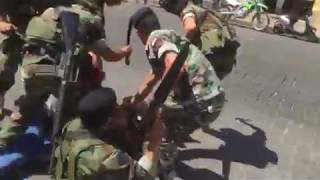 Video: Lebanese Military Personnel Beat Protesters Outside Parliament