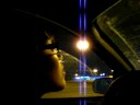 Shanley driving mom's car