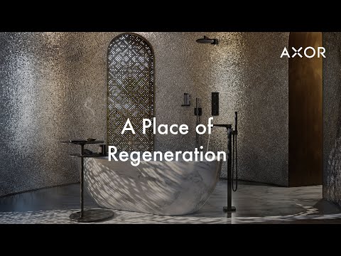 “A Place of Regeneration” | AXOR bathroom concept by Hadi Teherani