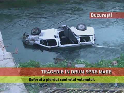 Un microbuz a căzut în râul Dâmbovița! Trei persoane au murit, șase sunt rănite