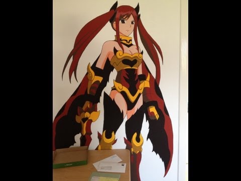 how to draw erza scarlet