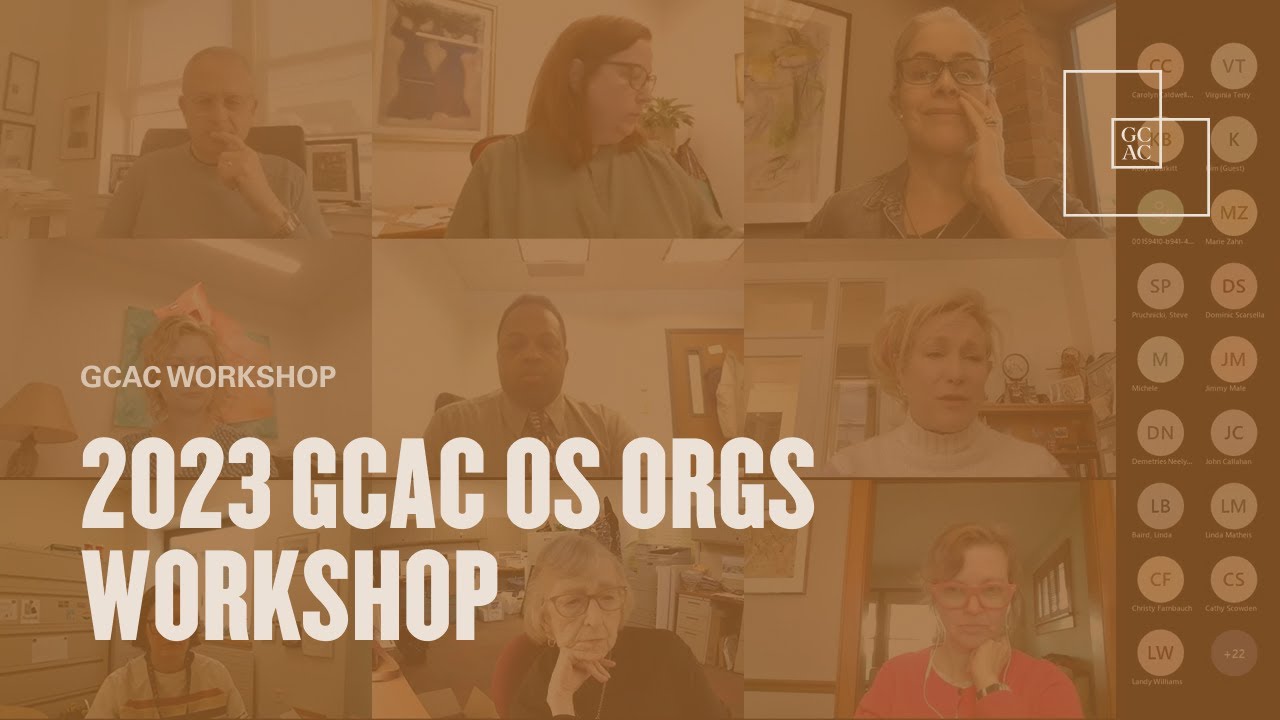 Video Thumnail for 2023 GCAC OS Orgs Workshop 2023 Meeting Recording