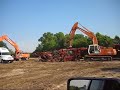 Scrap Operation on Farm Machinery Salvage Yard Scrap Operation on Farm Machinery Salvage Yard