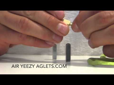 how to attach metal aglets