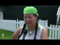 Christina Kim Interview after a great round at the LPGA Sybase Classic