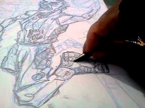 how to draw dwight howard