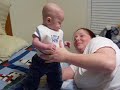 Baby Dallas learning to stand Baby Dallas learning to stand
