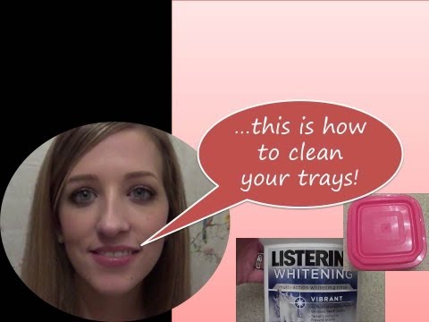 how to whiten invisalign trays