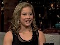 Shawn Johnson on David Letterman (Part 1/2)