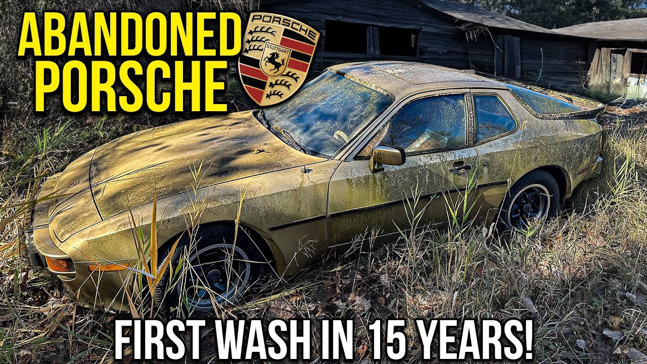 First Wash in 15 Years: ABANDONED Barn Find Porsche | Car Detailing Restoration