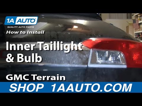 GMC Terrain How To Install Replace Inner Taillight and Bulb