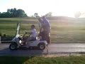 golf cart wheeelie