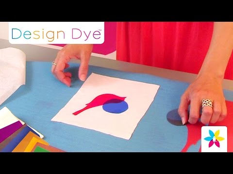 how to dye paper