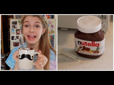 nutella - recipe: 2 tablespoons of sugar 2 tablespoons of flour 2 tablespoons of coco powder 1 egg 1 tablespoon of milk 1 tablespoon of nutella and watch and heat unti...