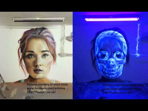 how to make invisible uv paint