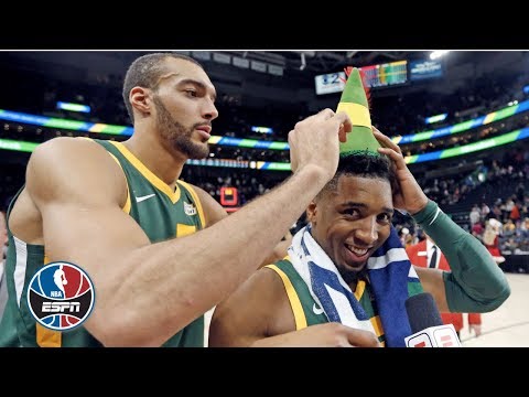 Video: Donovan Mitchell, Rudy Gobert put on show in Jazz win vs. Trail Blazers | NBA on ESPN