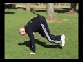 Fitness Workout J. NyQ Mtn Climber Spiderman Knee Tuck Demo